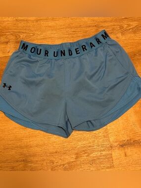 Under Armour Play Up 3.0 Shorts Light Blue Size Medium